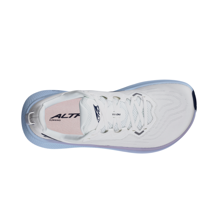 Altra FWD Via Women White Light Blue - zapatilla running - Nonstop mnimalistrunners