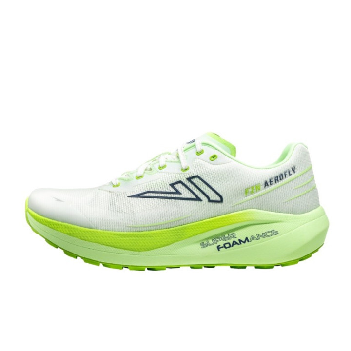 VJ Shoes Fuzion Aerofly White Green - Zapatillas Drop 8 - Nonstop minimalistrunners