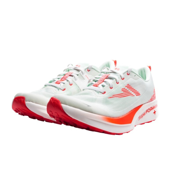 VJ Shoes Fuzion Tempo White Orange - Zapatillas Drop 6 - Nonstop minimalistrunners