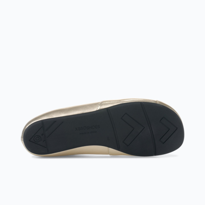 Xero Shoes Phoenix Leather Gold Metallic - Baskets minimalistes - Nonstop