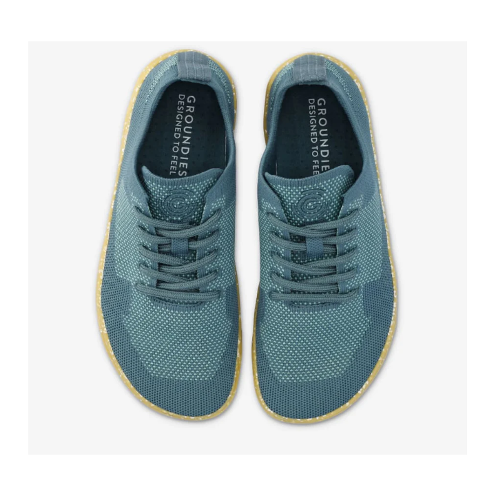 Groundies Active Knit Teal Jade - minimalist shoes - Nonstop minimalistrunners
