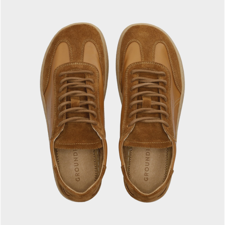 Groundies Panama Soft Women Caramel - Sabatilles Drop 0 - Nonstop minimalistrunners