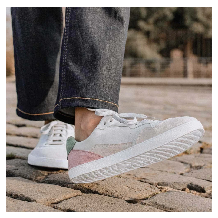 Groundies Nova Women Beige Pink - Sneakers Drop 0 - Nonstop minimalistrunners
