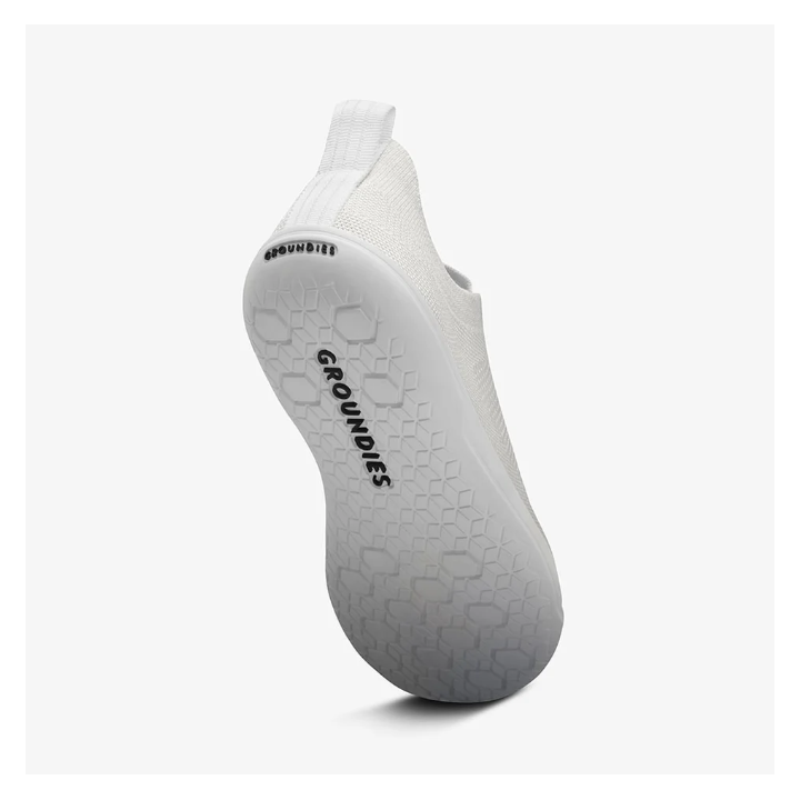 Groundies Active Knit Women White - minimalist shoes - Nonstop minimalistrunners