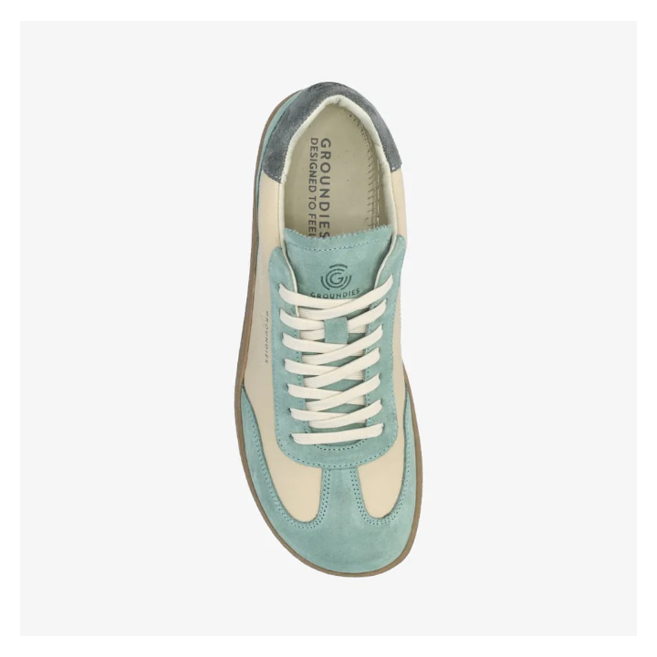Groundies Panama Beige Green - Sabatilles Drop 0 - Nonstop minimalistrunners
