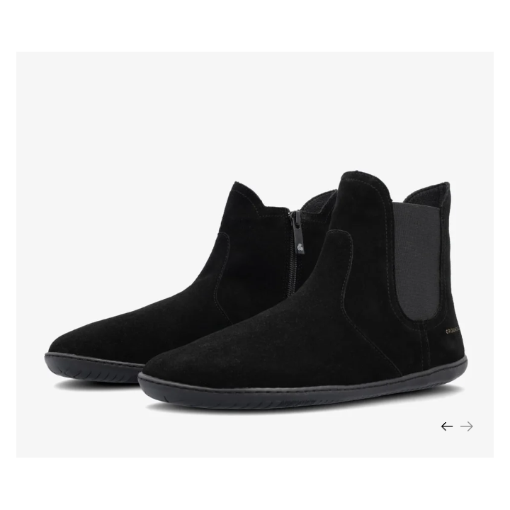 Groundies Camden Mid Women Black - minimalist shoes - Nonstop minimalistrunners