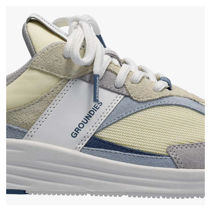 Groundies Starlite 2.0 Lemon Cream Sky Blue - Drop 0 Sneakers - Nonstop minimalistrunners