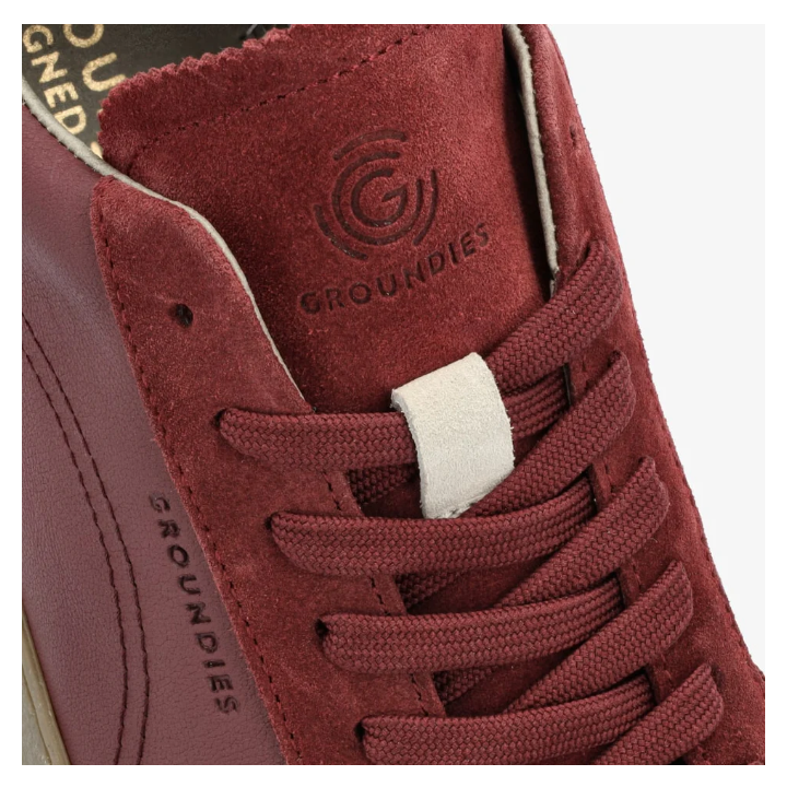 Groundies Panama Bordeaux - Zapatillas minimalistas - Nonstop minimalistrunners