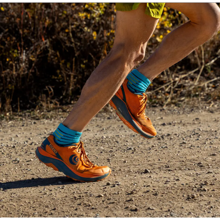 Injinji Ultra Run Mini-Crew Pacific Blue - calcetines - nonstop minimalistrunners
