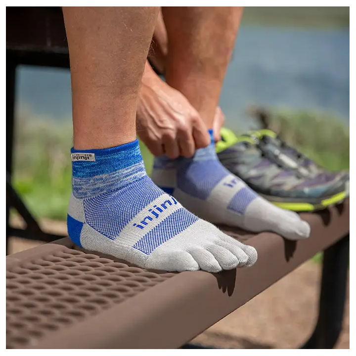 Injinji Trail Mini-Crew Neptune - calcetines - nonstop minimalistrunners