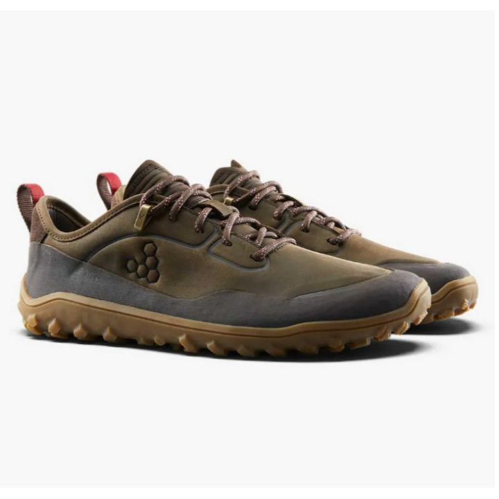 Vivobarefoot Tracker Leather Low Women Bracken - Zapatilla minimalistas - Nonstop minimalistrunners
