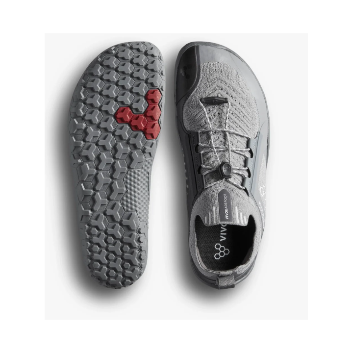 Vivobarefoot Primus Trail Knit Fg Storm Cloud - Zapatilla minimalistas - Nonstop minimalistrunners