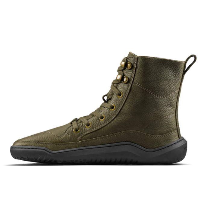 Vivobarefoot Gobi Boot Women Dark Olive - zapatillas minimalistas - Nonstop minimalistrunners