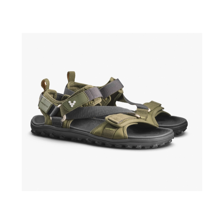 Vivobarefoot Tracker Ora Dark Olive - Sandalias minimalistas - Nonstop minimalistrunners