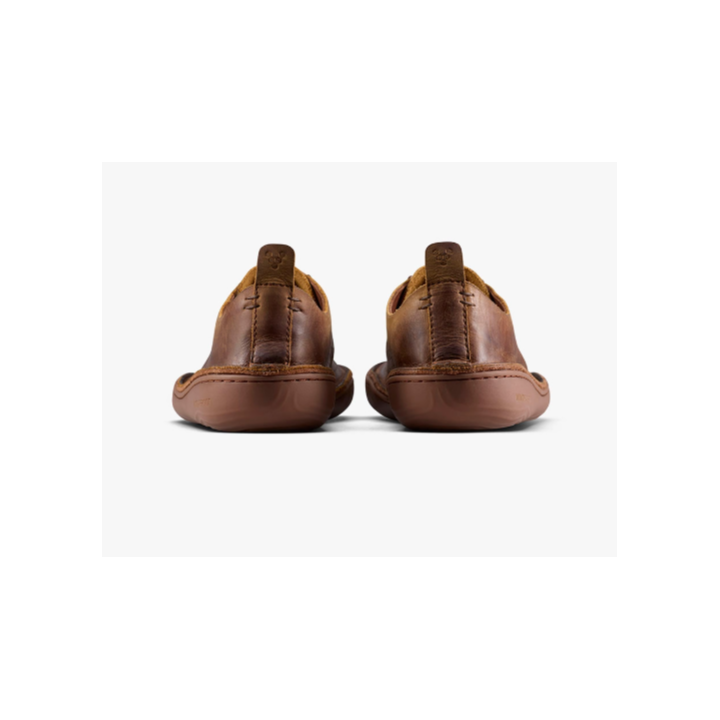 Vivobarefoot Sensus Moc Up Leather Dark Tan - chaussures minimalistes  - Nonstop minimalistrunners