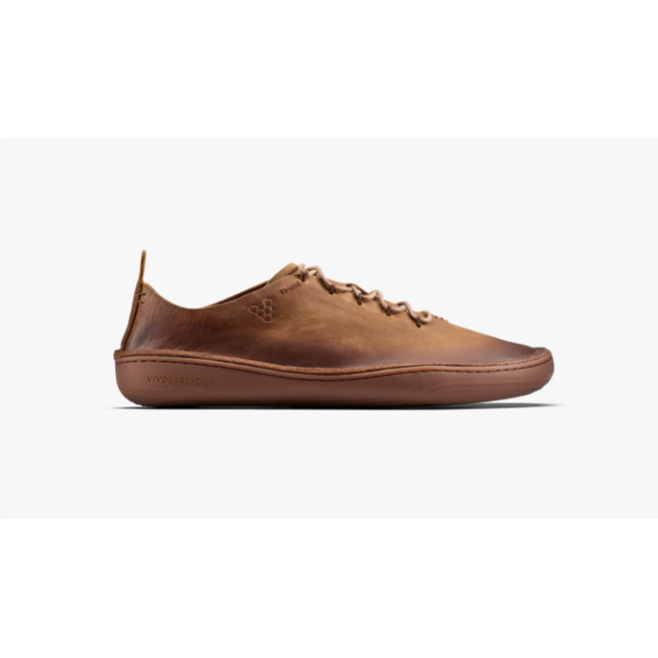 Vivobarefoot Sensus Moc Up Leather Dark Tan