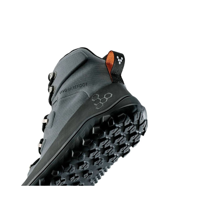 Vivobarefooft Tracker textile At Dark Shadow - zapatillas senderismo - Nonstop minimalistrunners