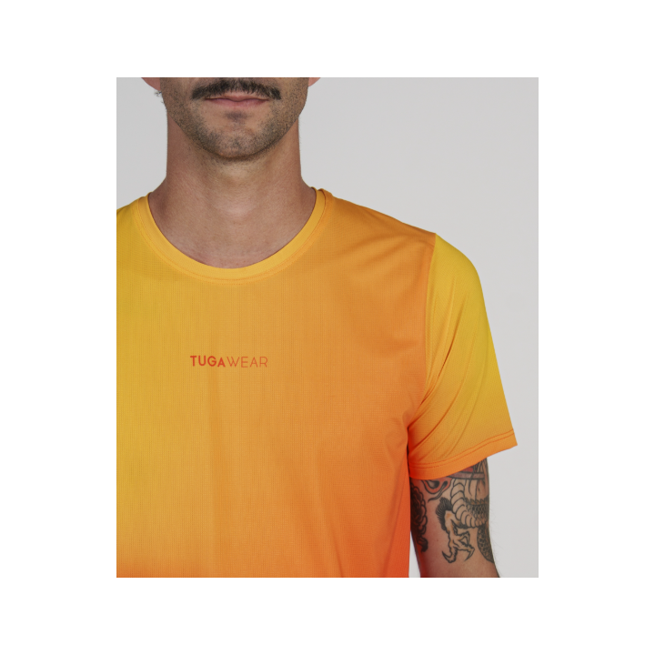Tuga Wear Aura Men Amber Magma - samarretes tècniques màniga curta - Nonstop minimalistrunners