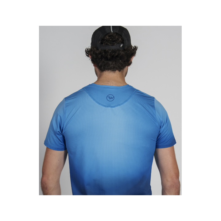 Tuga Wear Aura Men Cyan Deep Ocean - samarretes tècniques màniga curta - Nonstop minimalistrunners