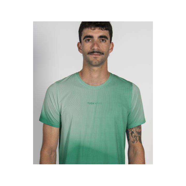 Tuga Wear Aura Men Aqua Emerald - samarretes tècniques màniga curta - Nonstop minimalistrunners