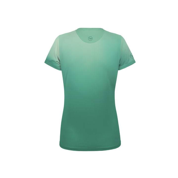 Tuga Wear Aura Women Aqua Emerald - camisetas tecnicas manga corta - Nonstop minimalistrunners