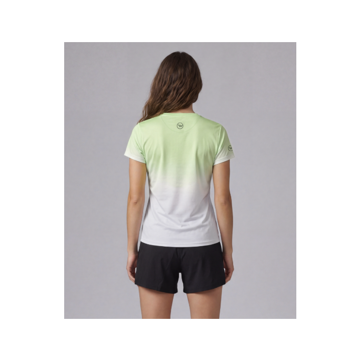 Tuga Wear Aura Women Ice Green White - camisetas tecnicas manga corta - Nonstop minimalistrunners