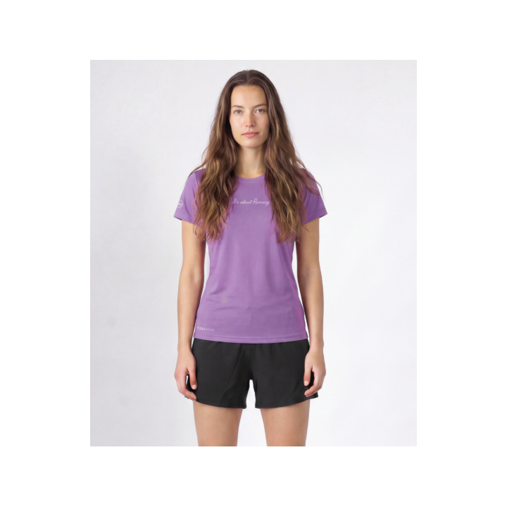 Tuga Wear Basix Women Purple - camisetas tecnicas manga corta - Nonstop minimalistrunners