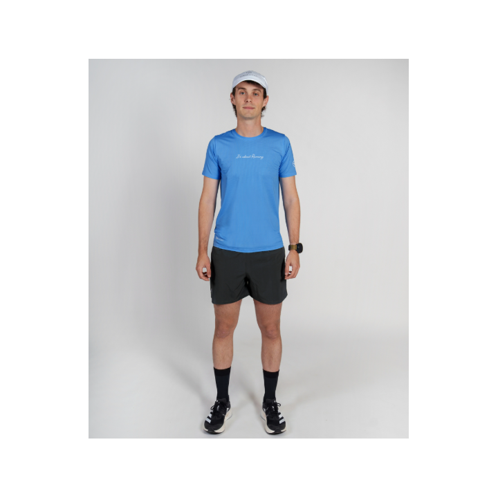 Tuga Wear Basix Men Oxigen Blue – kurzärmelige Funktions tshirts – nonstop minimalistrunners