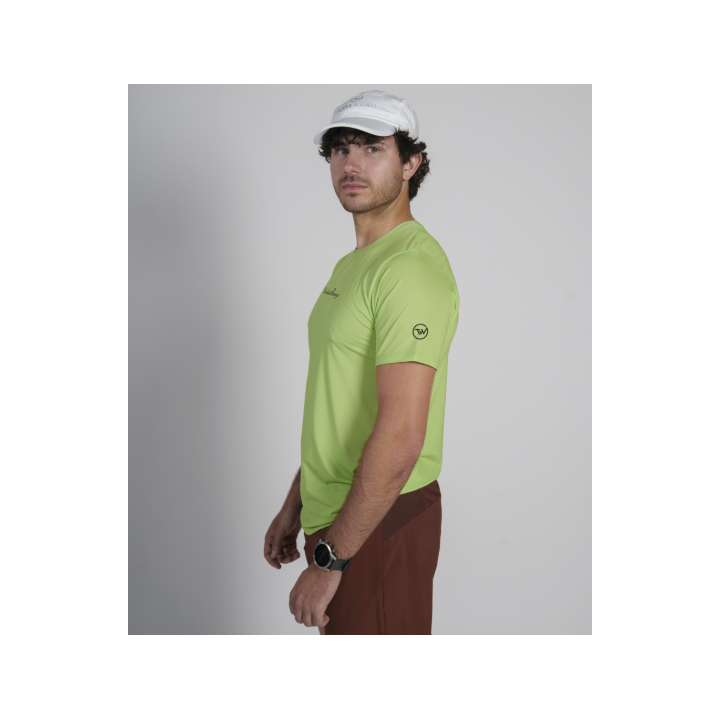 Tuga Wear Basix Men Lime – kurzärmelige Funktions tshirts – Nonstop minimalistrunners