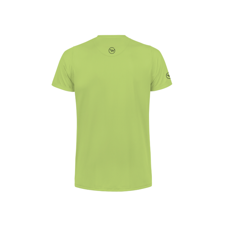 Tuga Wear Basix Men Lime – kurzärmelige Funktions tshirts – Nonstop minimalistrunners