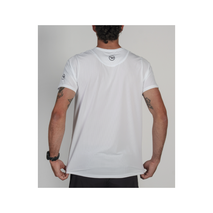 Tuga Wear Basix Men White - camisetas tecnicas manga corta - Nonstop minimalistrunners