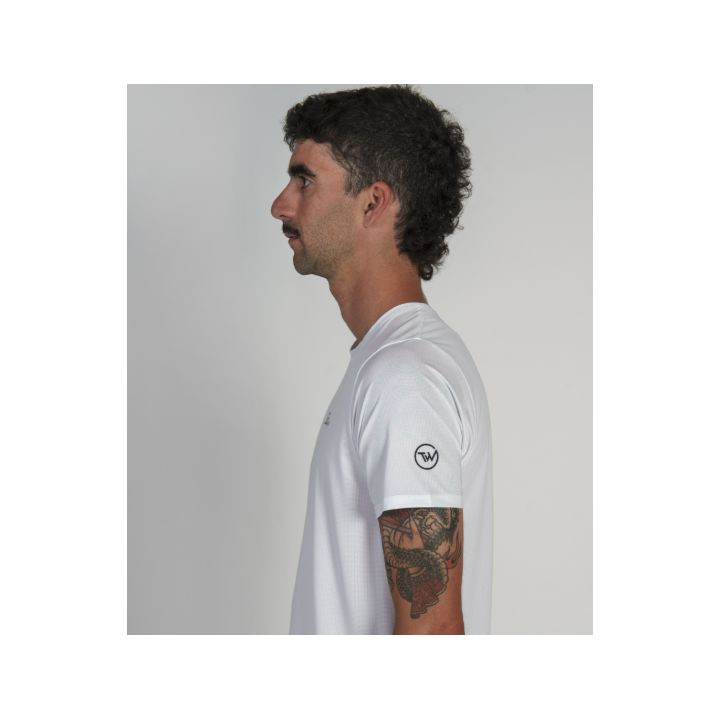 Tuga Wear Basix Men White - camisetas tecnicas manga corta - Nonstop minimalistrunners