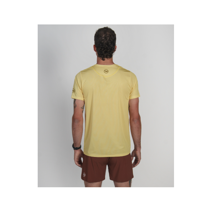 Tuga Wear Basix Men Yellow - camisetas tecnicas manga corta - Nonstop minimalistrunners