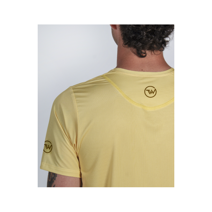 Tuga Wear Basix Men Yellow - camisetas tecnicas manga corta - Nonstop minimalistrunners