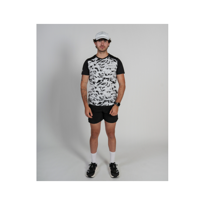 Tuga Wear Trace Men White - camisetas tecnicas manga corta - Nonstop minimalistrunners