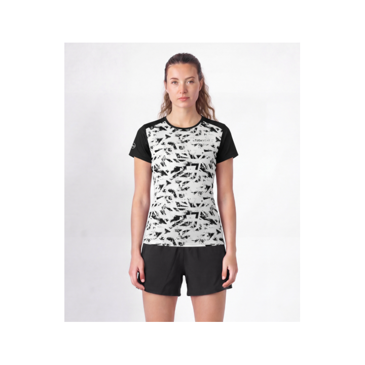 Tuga Wear Trace Women White - camisetas tecnicas manga corta - Nonstop minimalistrunners