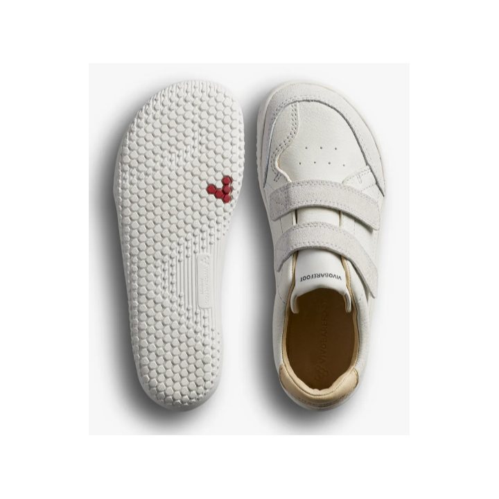 Vivobarefoot Gobi Sneaker Kids Limestone - chaussures minimalistes  - Nonstop minimalistrunners