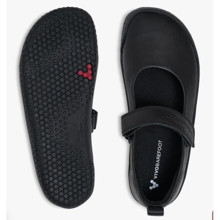 Vivobarefoot Wyn School Juniors Obsidian - Zapatilla minimalistas - Nonstop minimalistrunners