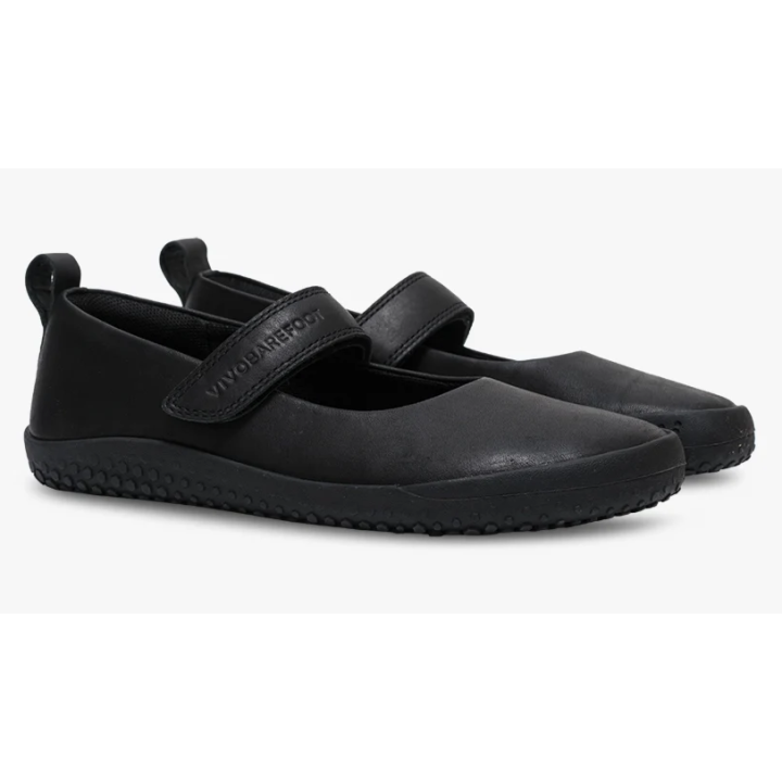 Vivobarefoot Wyn School Juniors Obsidian - Zapatilla minimalistas - Nonstop minimalistrunners
