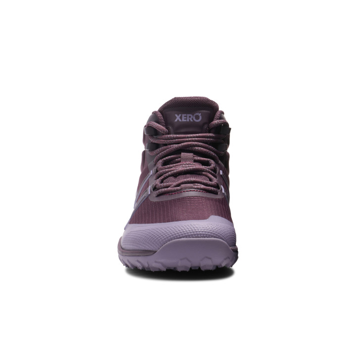 Xero Shoes Scrambler Trail Mid WP Woman Plum Perfect Sage Purple - minimalist shoe - nonstop minimalistrunners