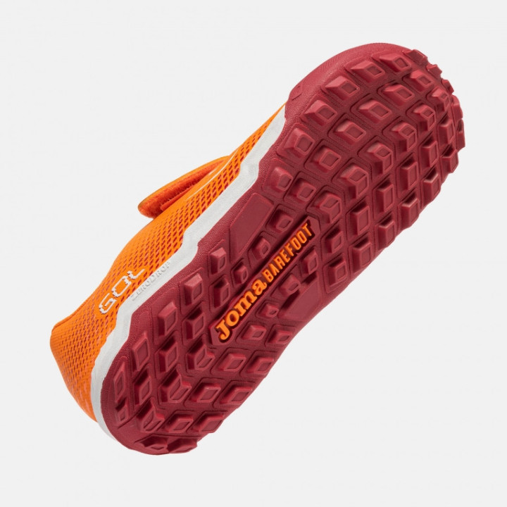 Zapatillas Joma Gol Junior Barefoot Velcro Naranja Turf - zapatillas minimalistas niños - nonstop minimalistrunners