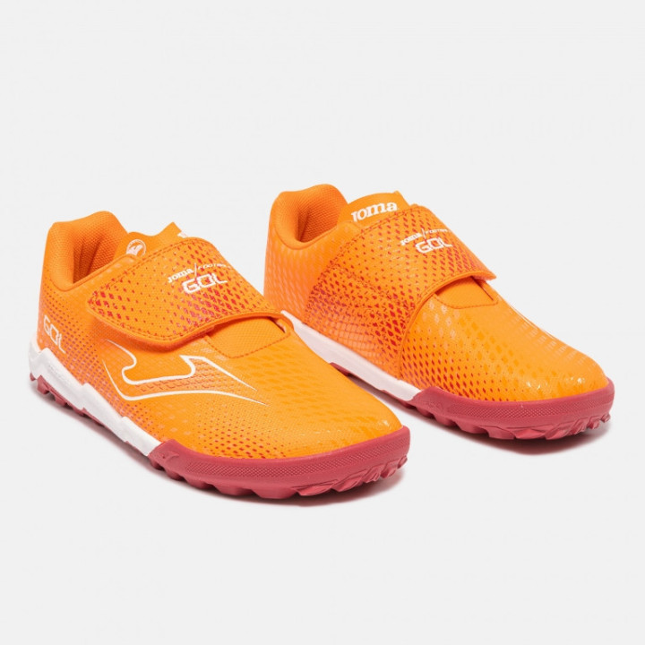 Zapatillas Joma Gol Junior Barefoot Velcro Naranja Turf - zapatillas minimalistas niños - nonstop minimalistrunners