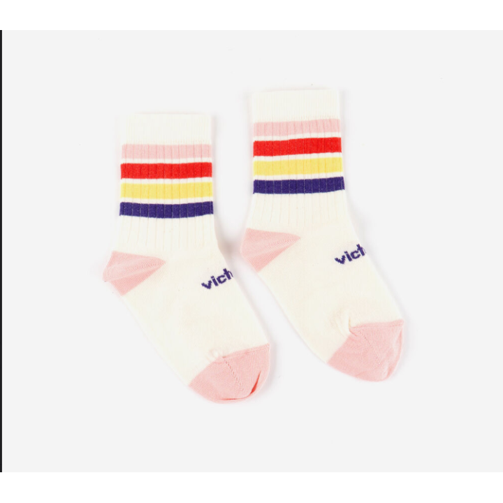 Victoria Barefoot Cotton Rosa - Calcetín niños - Nonstop minimalistrunners