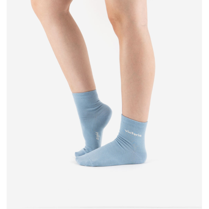 Victoria Barefoot Cotton Women Blu - Calzino  - Nonstop minimalistrunners