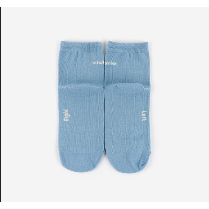 Victoria Barefoot Cotton Women Bleu - Chaussettes - Nonstop minimalistrunners