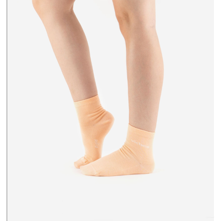 Victoria Barefoot Cotton Women Peach - Socks - Nonstop minimalistrunners