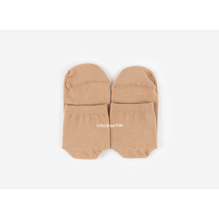 Victoria Barefoot Cotton Women Taupe - Calcetín - Nonstop minimalistrunners