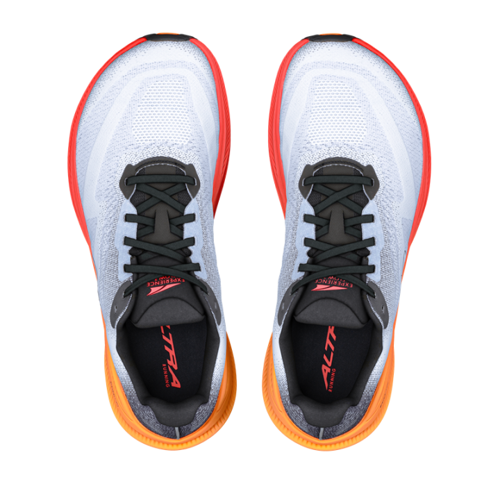 Altra Experience Flow 3 White Black Orange Pop - zapatillas drop 4 - minimalistrunners