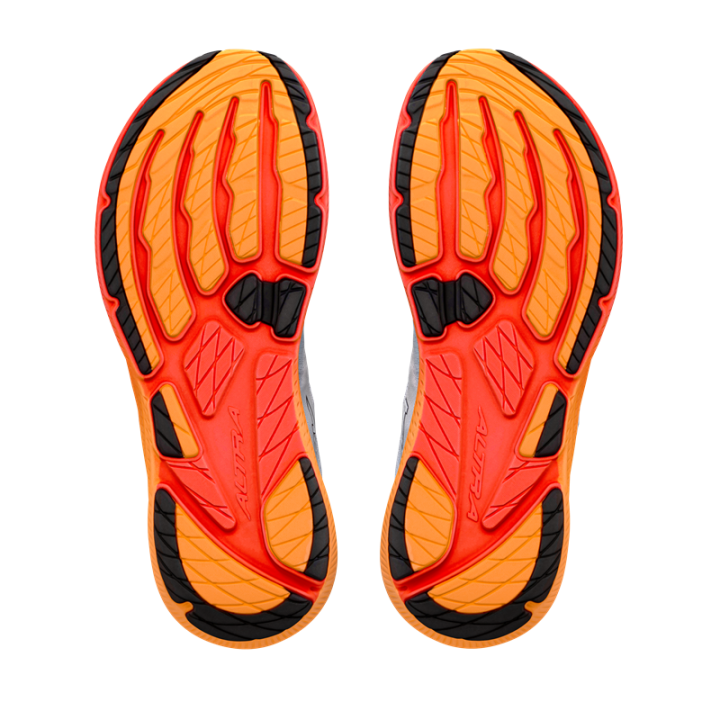 Altra Experience Flow 3 White Black Orange Pop - zapatillas drop 4 - minimalistrunners