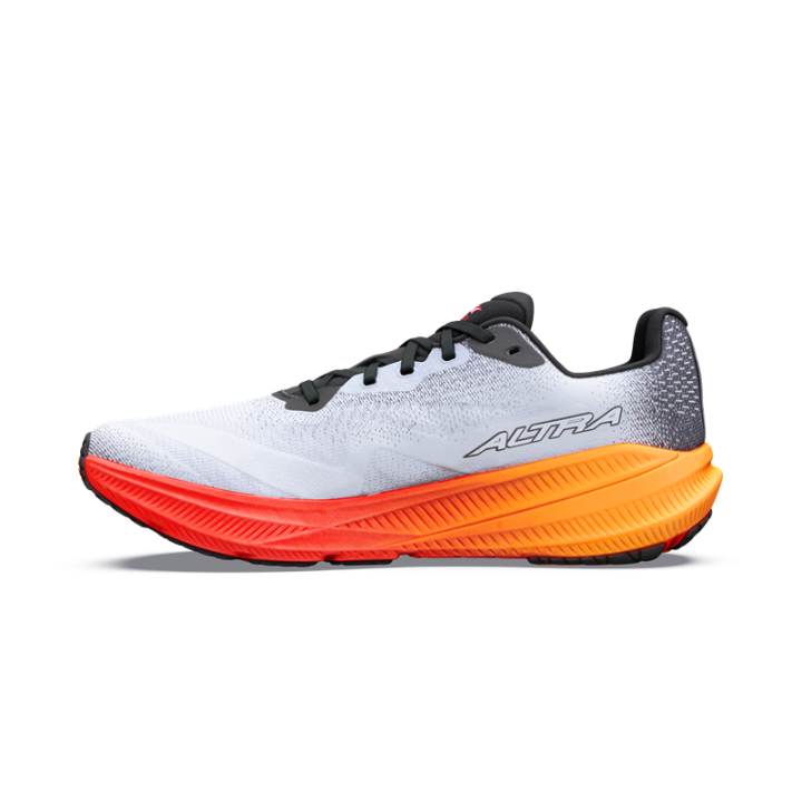 Altra Experience Flow 3 White Black Orange Pop - zapatillas drop 4 - minimalistrunners